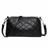 Designer 3 Layers Women's Handbag Cow Leather Female Tote Sac Luxury Soft Solid Genuine Leather Shoulder Crossbody Bag For Women