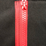 Men's Color Block Fleece Zip-Up Hoodie