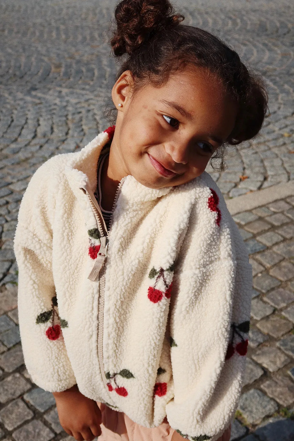 Kids' Sequin Lambswool Winter Jacket