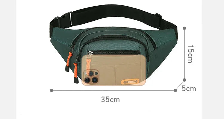 Mobile Waist Bag For Both Men And Women Multifunctional Large Capacity Anti Splash Business Wear-resistant Construction Site