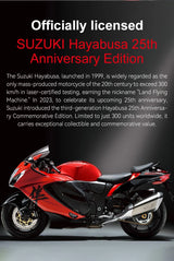 1043PCS CaDA 1:6 Scale Replica "Suzuki Hayabusa" 25th Anniversary Commemorative Edition Building Block Set