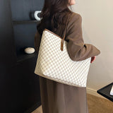 Large Capacity PU Leather Tote