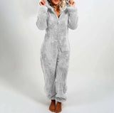Women’s Elegant Hooded One-Piece Jumpsuit