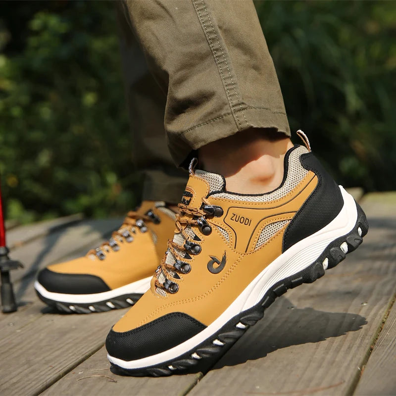 SNORW Men's Microfiber Casual Sneakers | All-Season Style
