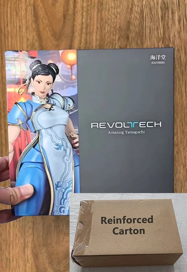 In Stock KAIYODO Ryu Han Juri Chun Li Movability Model Toys Revoltech AMAZING YAMAGUCHI Chun-Li SF6