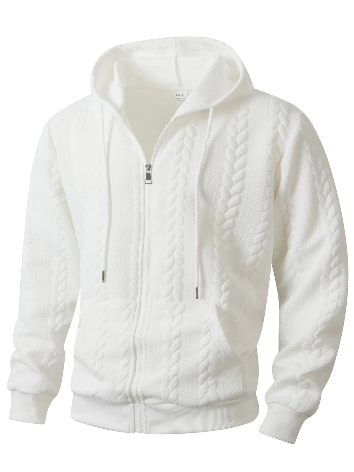 Men's Knit Zip-Up Hoodie