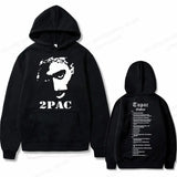Tupac 2Pac Graphic Fleece Hoodie for Men