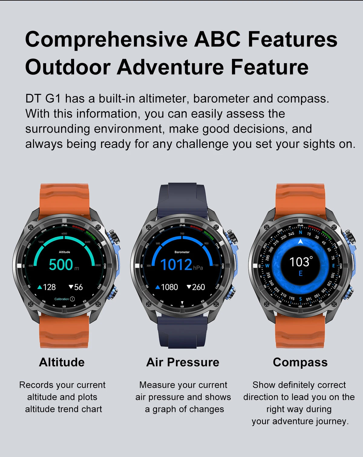 GPS Adventure Smartwatch – Sapphire Edition