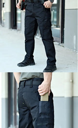 Men’s Waterproof Tactical Cargo Pants – Multi-Pocket Outdoor Work Trousers
