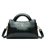 KAIDIFEINIROO Kangaroo Brand Alligator Pu Leather Shoulder Crossbody Bag Clutch Hand Bags for Mother Small Women Handbags New
