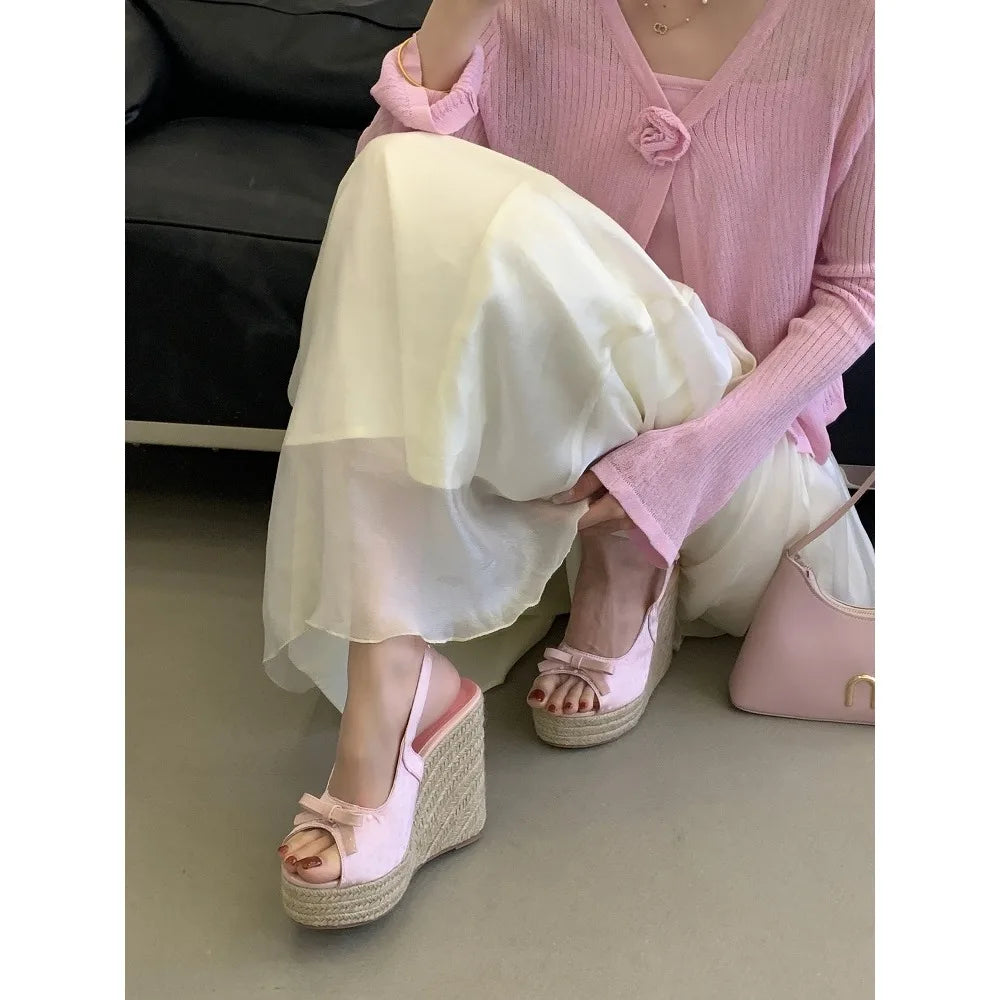 Aneikeh Women's Wedge Platform Sandals