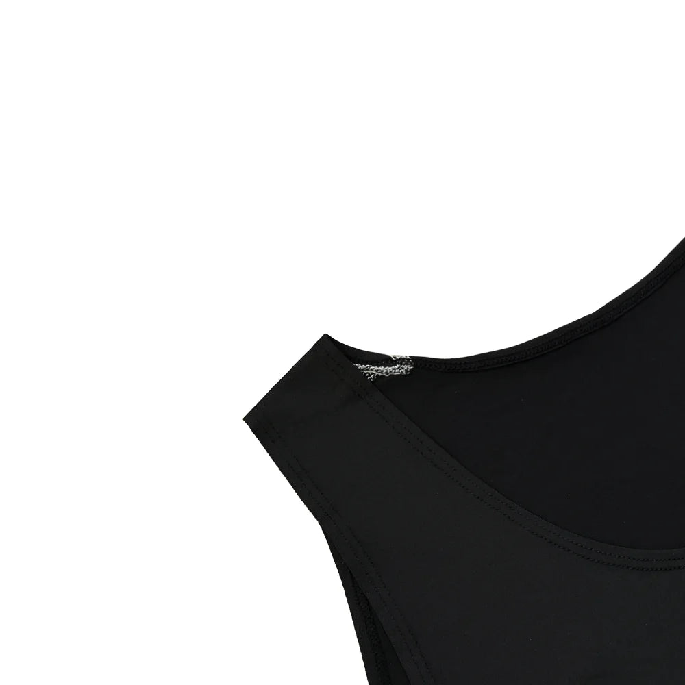 Compression Shirts Men Tummy Control Shapewear Compression Shirt Flat Belly Abdomen Slimming Vest Waist Trainer Fitness Workout