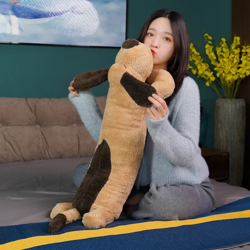 Giant Plush Dog Pillow – Cozy Stuffed Animal Cuddle Toy