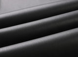 Women's High Waist Faux Leather Wide Leg Fleece Pants