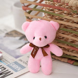 50pcs Plush Teddy Bear Dolls Cute Small Bear Pendent Animal Stuffed Toys For Girl Bag Pendent Keychain Kids Party Gift Wholesale