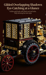 1331-Piece Vintage Steam Car Building Block Set