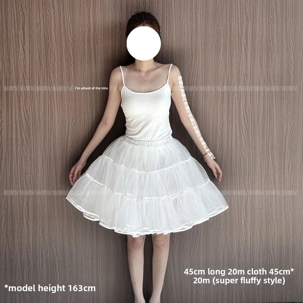 Fluffy Mesh Petticoat Underskirt – Lolita Crinoline