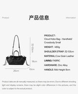 Amazing Song Cloud Hobo Bag – Genuine Leather Crossbody