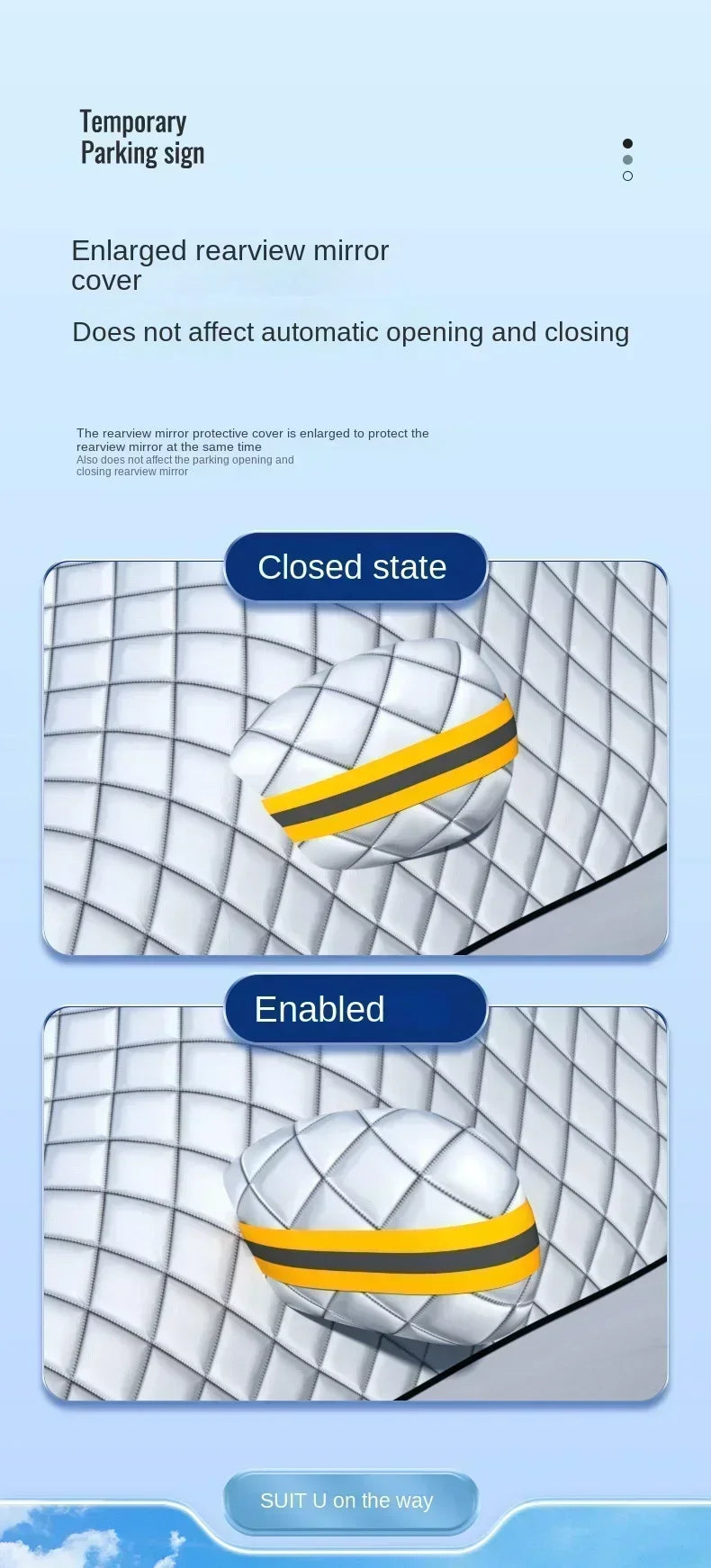 Universal Half Car Cover – Snow, Frost & Sun Shield