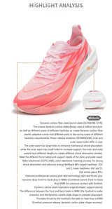 361 Degrees Flame 3.5 Men Running Shoes Carbon Plate Racing Marathon Professional Cushioning Anti-slip Male Sneaker 672512215F