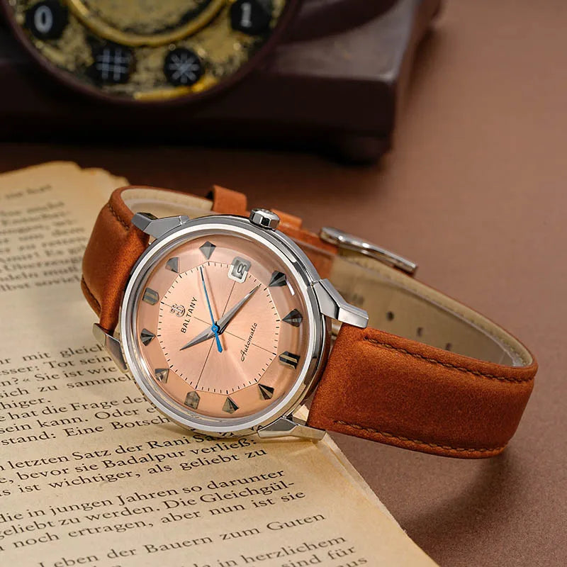 BALTANY 36mm Pie-Pan Constellation Automatic Watch