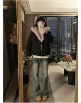 Double-Sided Hooded Winter Parka
