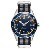 41MM Sapphire Glass 100m Waterproof Japan  Automatic Luminous Mens Watch Nylon Strap