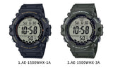 Casio Men’s Heavy Duty Digital Watch – 10-Year Battery (AE-1500WHX)