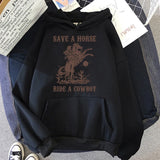 Retro Cowboy Aesthetic Hoodie