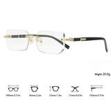36PCS Rimless Sunglasses – Rectangle Gradient Lens