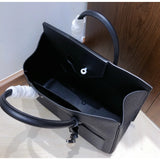 High Texture Handbag New Fashion Temperament Lychee Pattern Irregular Splicing Single Shoulder Messenger Women's Bag Commuting