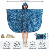 Waterproof Hooded Rain Poncho – Lightweight & Stylish