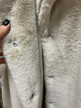 Luxury Faux Rabbit Fur Winter Overcoat