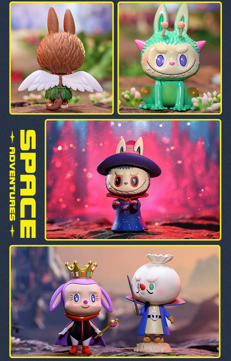 POP MART Labubu Elf Universe Adventure Series Blind Box Toys Guess Bag Mystery Box Mistery Caixa Action Figure Surpresa Model