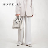 BAFELLI Women's Genuine Leather Business Tote Bag