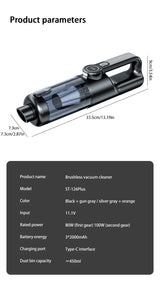 SUITU Wireless Handheld Car Vacuum Cleaner – 17000PA