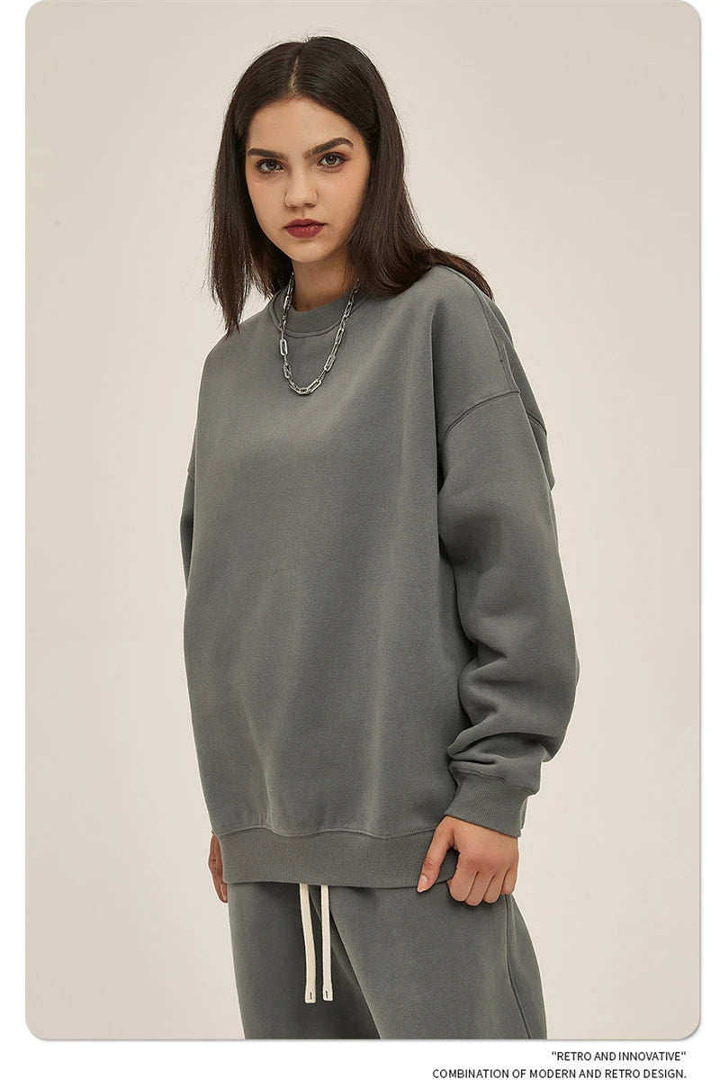Men's 350gsm Fleece Crewneck Sweatshirt