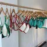Tuularose Summer Shorts Two-Piece Set Women's Sexy Beach Vacation Sling Top Knitted Shorts Set 2025 Y2k Hot Girls Short Sets