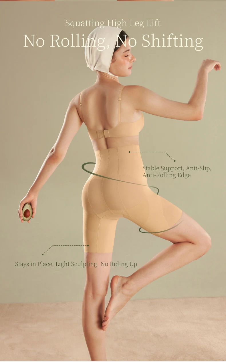 Seamless High Waist 3D Butt-Lifting Shapewear Shorts