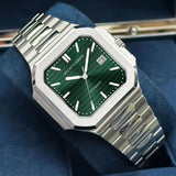 2025 Specht & Söhne Men's Classic Cubic Automatic Mechanical Watch 50M Waterproof Luminous Sapphire Crystal Reloj Hombre 41MM