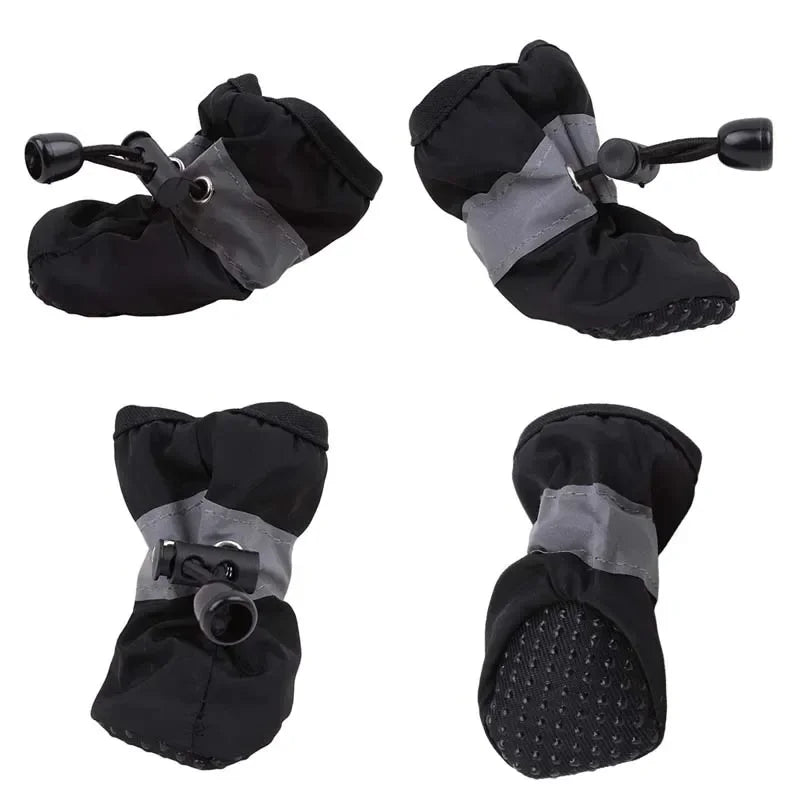 Dog Boots – Waterproof, Non-Slip & Reflective (4 Pcs)