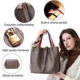 CHCH Women's Tote Bag Autumn New Large Capacity Coffee Color Commuter Women's Bag