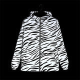 Men's Reflective Night-Shine Hooded Windbreaker