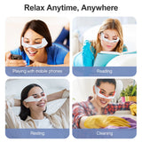 Electric Eye Massager Under-Eye Glasses Massager Eye Fatigue Relief Massager Red Light Relieves Eye Fatigue Eyes Massage Glasses