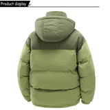 Autumn Winter Men Outdoor Removable Hooded Windbreak Jacket Coats Men Warm Outwear Casual Fashion Solid Parkas Jacket Male Tops
