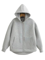 Women’s Casual Relaxed-Fit Hooded Jacket