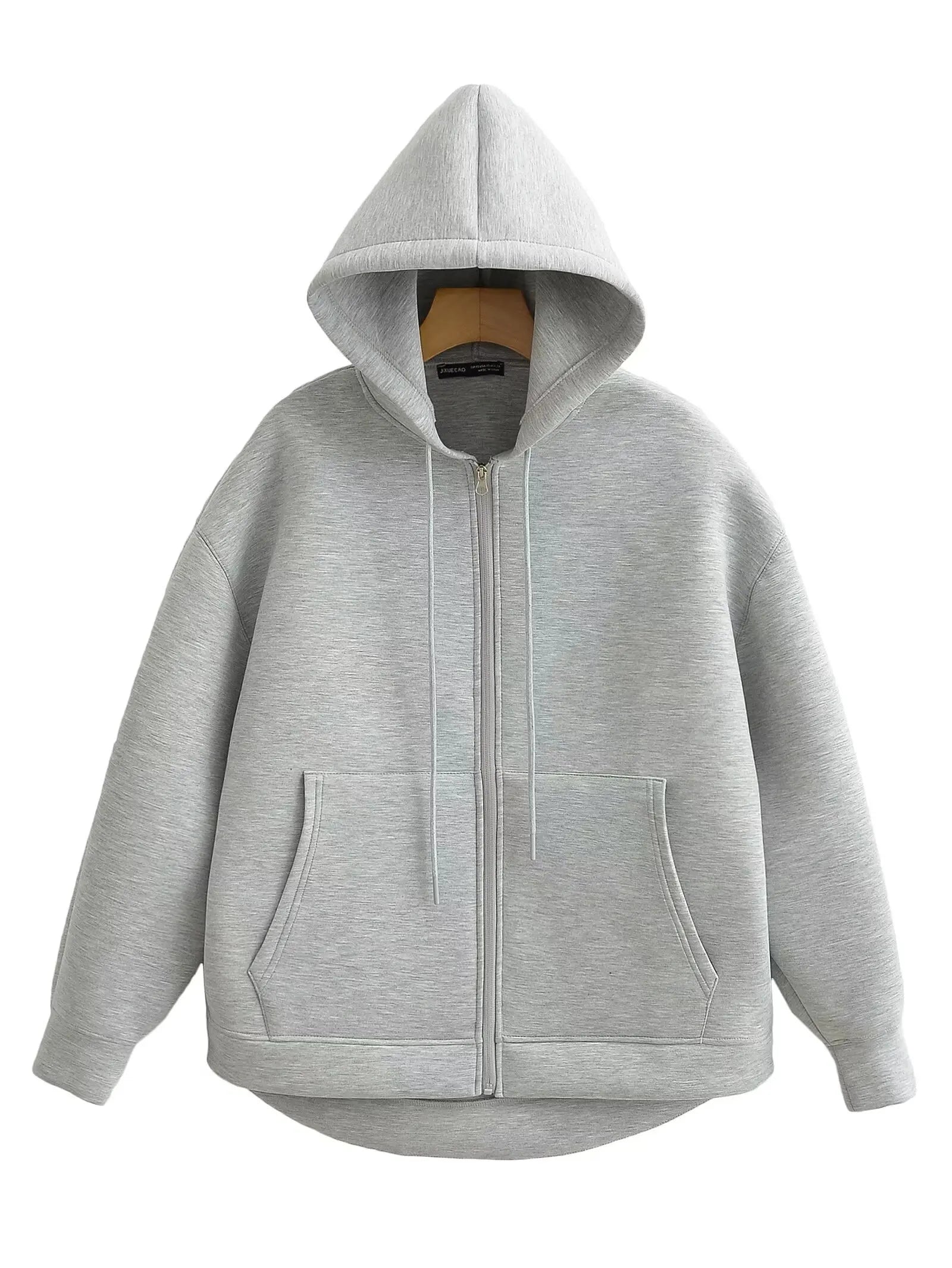 Women’s Casual Relaxed-Fit Hooded Jacket
