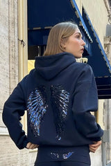 Women's Sequined Wing Hoodie