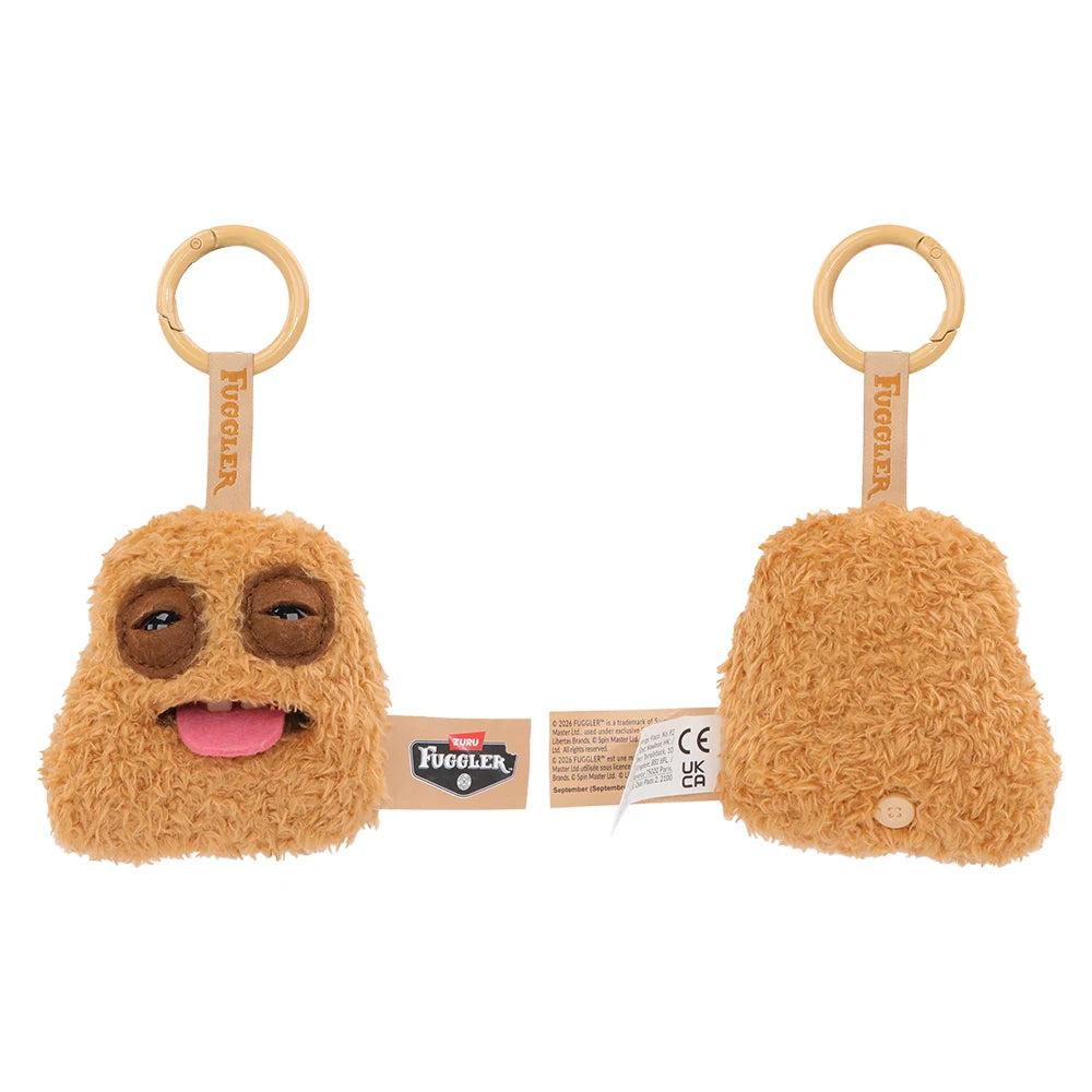 Original Fuggler Keychain Plush Toys Fugglers Fugg Alley Cat Pandents Stuffed Animal Fugg UNGGETS Keyrings Plushies Dolls Gifts