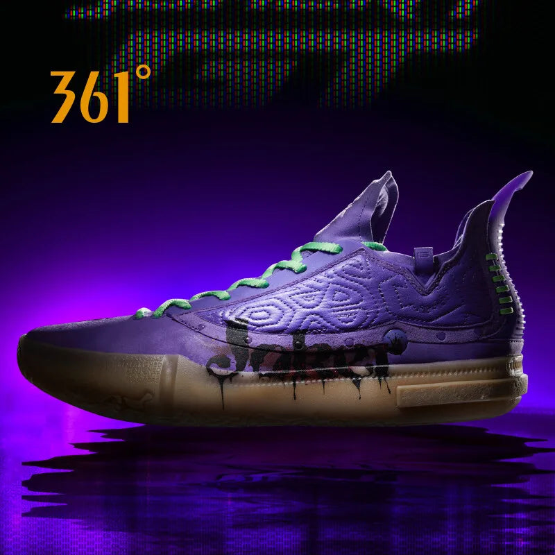 361 Degrees Joker 1 GT Men Basketball Shoes New Breathable Shock-Absorbing Anti-slip Wear-resistant Male Sneakers 672511103